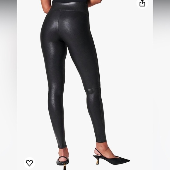 SPANX Faux Leather Leggings - Picture 3 of 8